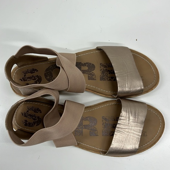 Sorel Ella Sandal in Rose Gold Size 9.5 - Picture 3 of 6